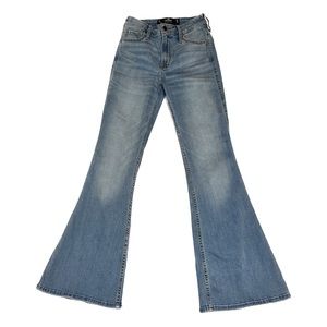 hollister high rise vintage flare